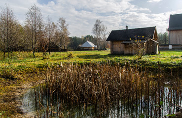 drewnian zabudowa wiejska