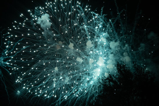 Light Blue Fireworks