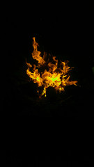 night fire