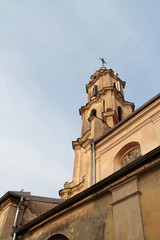 Fototapeta na wymiar detail of old church in Vilnius