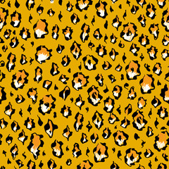 abstract animal skin pattern, leo vector print, trendy texture