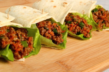 Asian Beef Tortilla