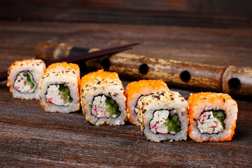 delicious sushi roles