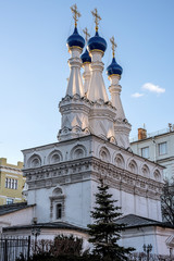 Church of the Nativity of the Blessed Virgin Mary in Moscow, Russia.