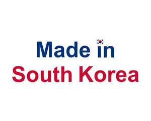 Qualitätssiegel Made in South Korea