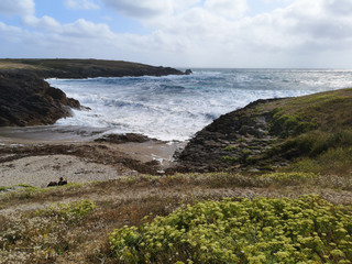 Bretagne - côte sauvage de quiberon dans le morbihan