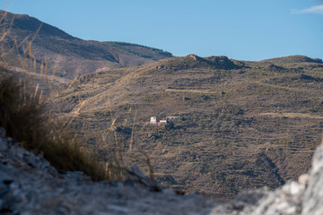 Landscapes around Las Canteras (Ugijar) Spain