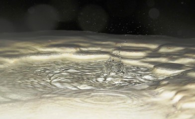 Water source in a hidden cave