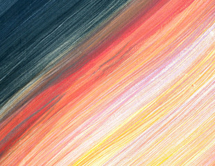 Colorful lines painting abstract background with texture.