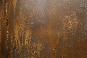 rusty background with welds