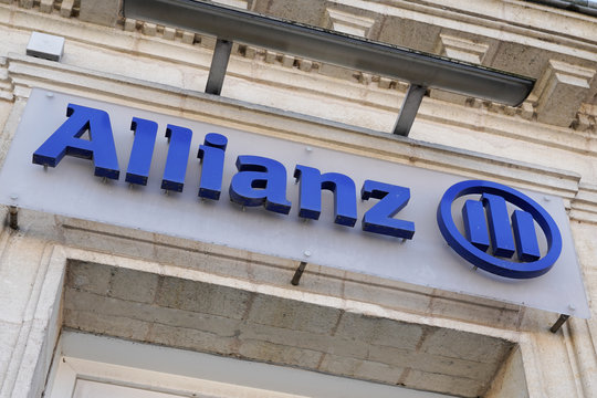 allianz logo insurance sign store office brand financial services providers