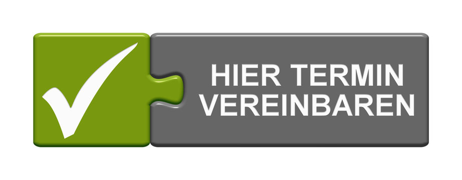Puzzle Button zeigt Hier Termin vereinbaren