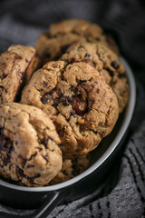 cookies fait maison chocolat noisette