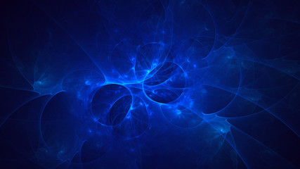 Fractal 3D rendering abstract light background