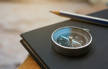 Compass business navigate, business concept, education concept, navigation 