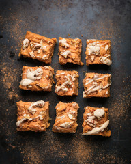 parts de gâteau carottes fait maison