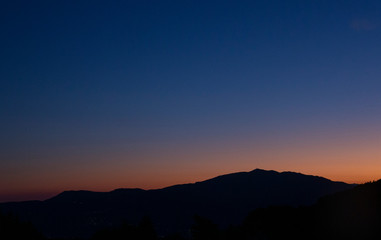 Lago Maggiore Italy.  Verbania. Sunset.