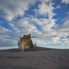 wreck on the beach