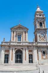 Fototapeta na wymiar Airola, Benevento province: historic church