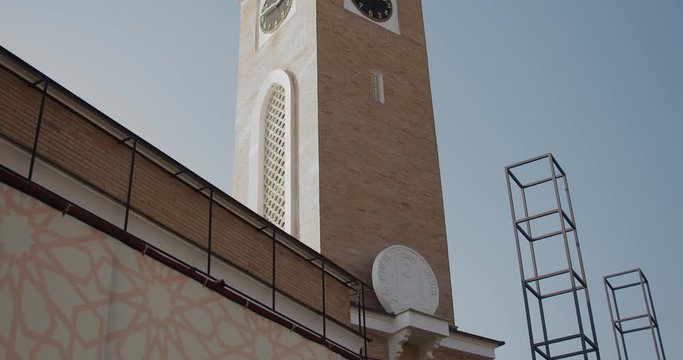Tashkent chimes located at the square of Amir Temur  - autumn in Uzbekistan