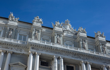 Fototapeta na wymiar Genoa Italy. Mediterranean. Palazzo Ducale