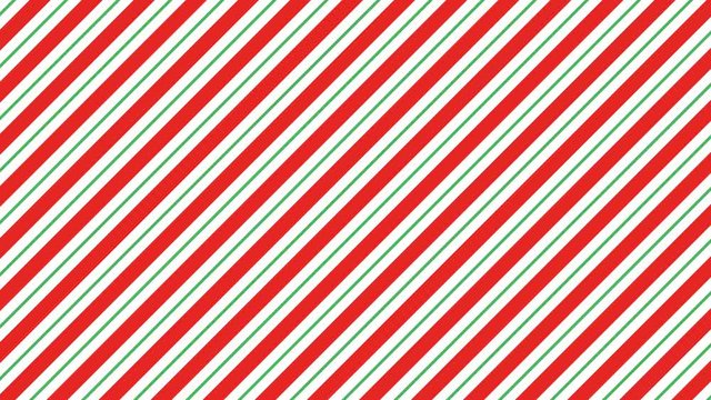 Christmas color lines scroll background. Seamless minimal Christmas cartoon line style animation.