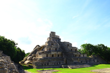 zona arqueológica Edzna ruinas campeche 