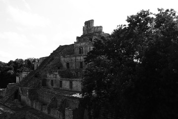 Ruinas arqueológicas campeche edzna mexico