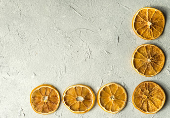 abstract background with lemon slices