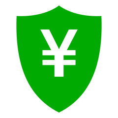 Obraz premium Yen und Schild