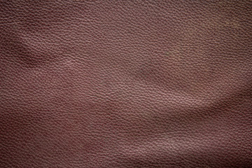 Old and dirty brown leather texture background 