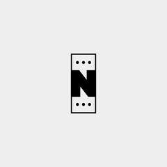 Letter N Chat Logo Template Vector Design