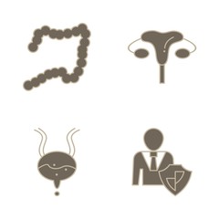 Set of 4 Quality icon