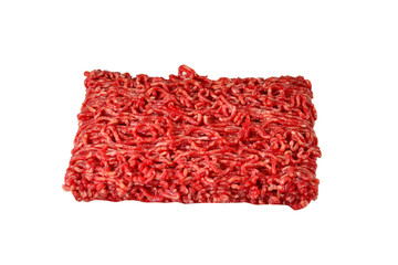 Chopped meat background. Top view.