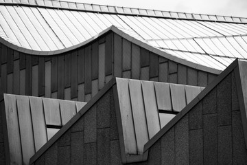 roof of modern building