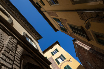 Fototapeta na wymiar Lucca Tuscany Italy