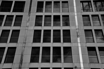 facade of modern office building