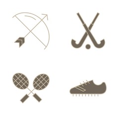 Set Of 4 Universal Icons For Mobile Application and websites