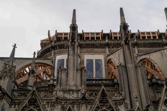 Notre Dame Paris Under Restoration