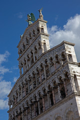 Fototapeta na wymiar Lucca Tuscany Italy. St Martin Cathedral