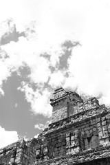Ruinas mayas en la penínsual de yucatán