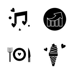 Set of 4 Universal Pixel Perfect Icons