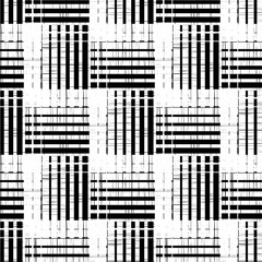 Fototapeta premium Ethnic boho seamless pattern. Lace. Embroidery on fabric. Patchwork texture. Weaving. Traditional ornament. Tribal pattern. Folk motif. Vector illustration for web design or print.