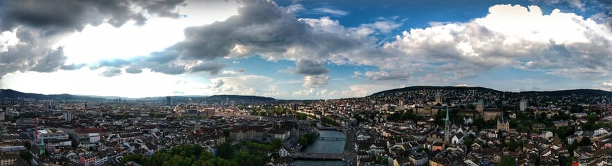 Obraz premium panoramic view of the city