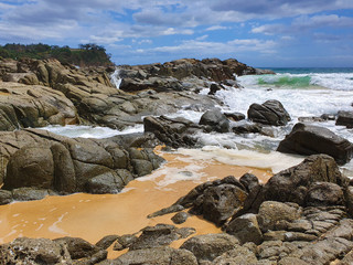 Rocky coastline