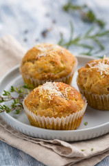 Courgette muffin
