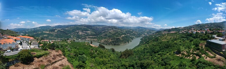 panoramic view of the mountains