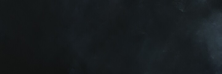 very dark blue, dark slate gray and dim gray colored vintage abstract painted background with space for text or image. can be used as header or banner