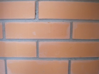 Red and gray brick wall texture