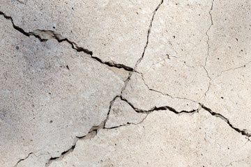 cracked concrete cement wall in industrial building, great for your design and texture background